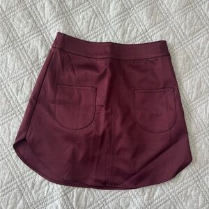NWT - H&M Burgundy Women's Skirt
